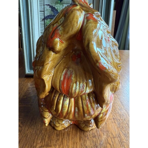 Vintage 1979 Ceramic Rooster Cookie Jar Cannister Ceramics.   Hand Painted. - Picture 3 of 16